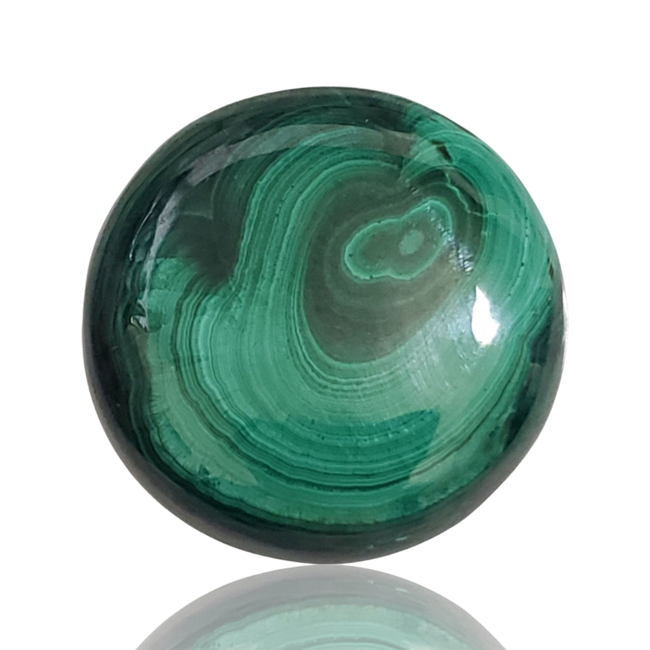 54Ct Natural Malachite Cabochon. Size- approx. 26mm