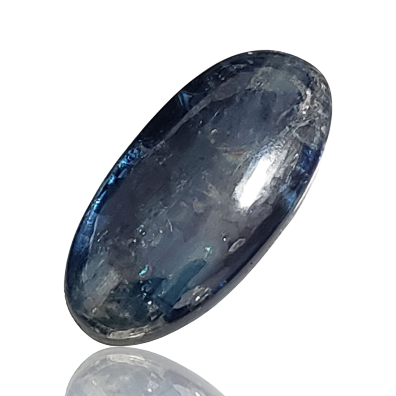 21Ct Natural Kyanite Cabochon. Size- approx. 26x13mm