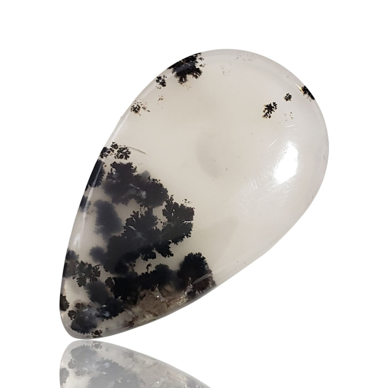 45Ct Natural Russian Dendritic Agate. Size- approx. 45x27mm