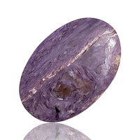 Thumbnail for 23.5Ct Natural Russian Charoite Cabochon. Size- approx. 32x22mm