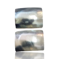 Thumbnail for Natural Shell Backed Cabochon Pair. Size- approx. 17x13mm