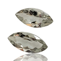 Thumbnail for 8Ct Natural FINE Light Green Amethyst/Prasiolite Faceted Marquise Cut Pair