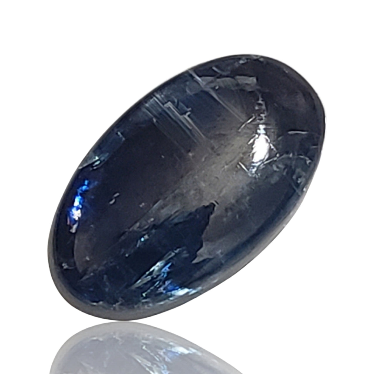 11Ct Natural Kyanite Cabochon. Size- approx. 17x10mm