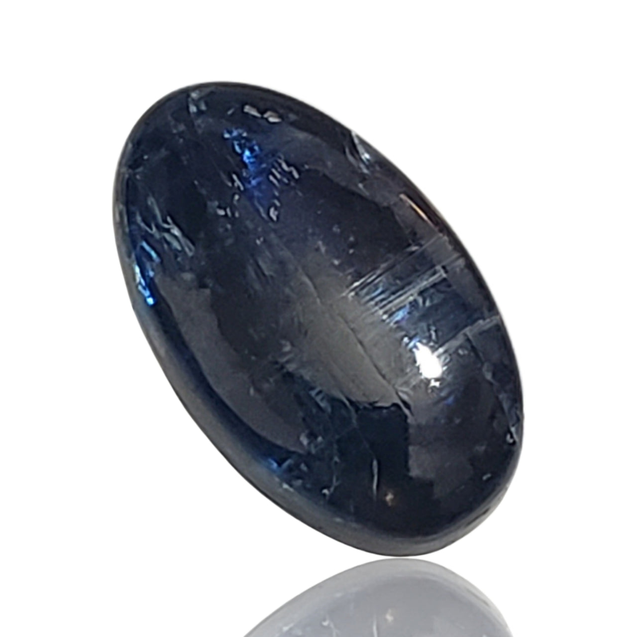 11Ct Natural Kyanite Cabochon. Size- approx. 17x10mm