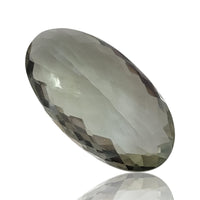 Thumbnail for 26Ct Natural Green Amethyst Checkcut Faceted. No flat base. Size- approx. 29x16x10mm