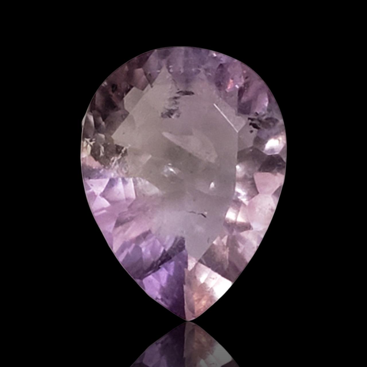 6Ct Natural Ametrine Faceted. Size- approx. 15x11mm