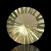 Thumbnail for 8.5Ct Natural Lemon Citrine Concave Cut Faceted. Size- approx. 14mm