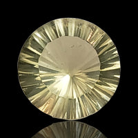 Thumbnail for 8.5Ct Natural Lemon Citrine Concave Cut Faceted. Size- approx. 14mm