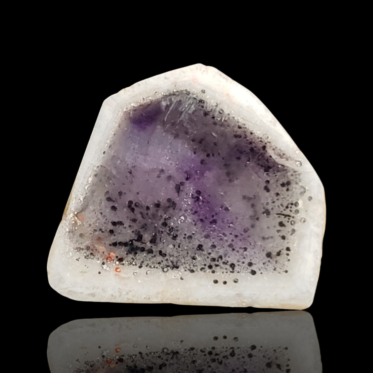 19Ct Natural Traipache Amethyst Slice. Size- approx. 22x20mm