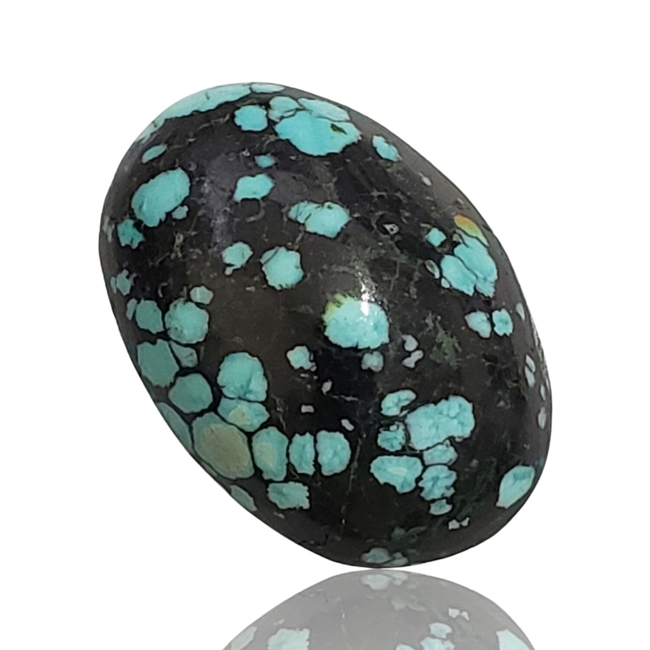 18Ct Natural Turquoise Cabochon. Size- approx. 24x17mm