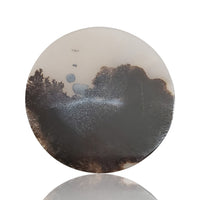 Thumbnail for 16.5Ct Natural Scenic Dendritic Montana Agate Slice Cabochon. Size- approx. 35mm