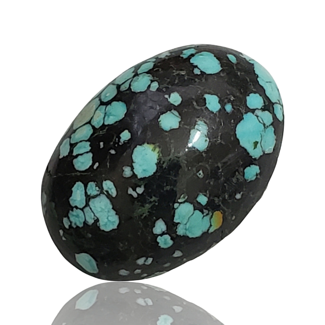 18Ct Natural Turquoise Cabochon. Size- approx. 24x17mm