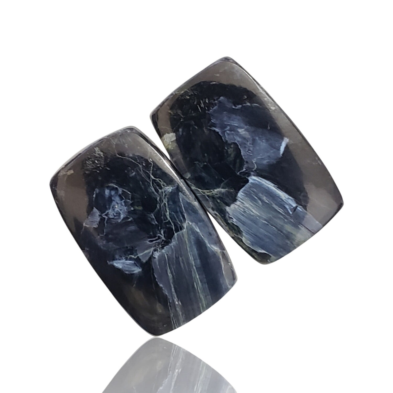 23Ct Natural Pietersite Cabochon Pair. Size- approx. 22x14mm