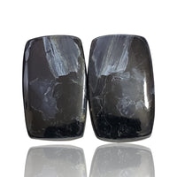 Thumbnail for 23Ct Natural Pietersite Cabochon Pair. Size- approx. 22x14mm