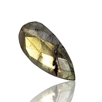 Thumbnail for 5.5Ct Natural Labradorite Rose Cut Cabochon. Size- approx. 19x9mm