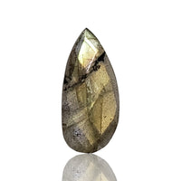 Thumbnail for 5.5Ct Natural Labradorite Rose Cut Cabochon. Size- approx. 19x9mm