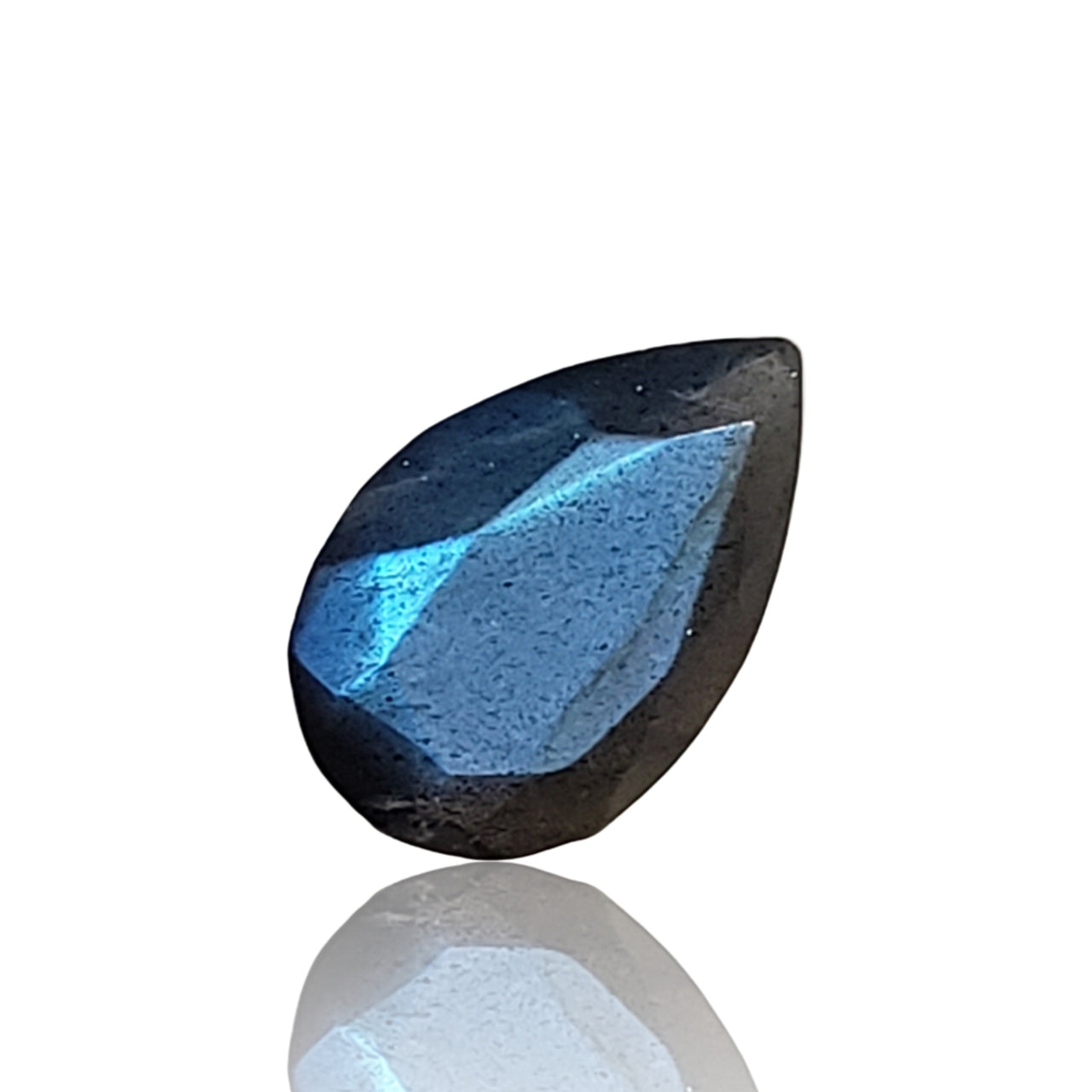 3.5Ct Natural Labradorite Faceted Pear Cut. Size- approx. 14x9x5mm