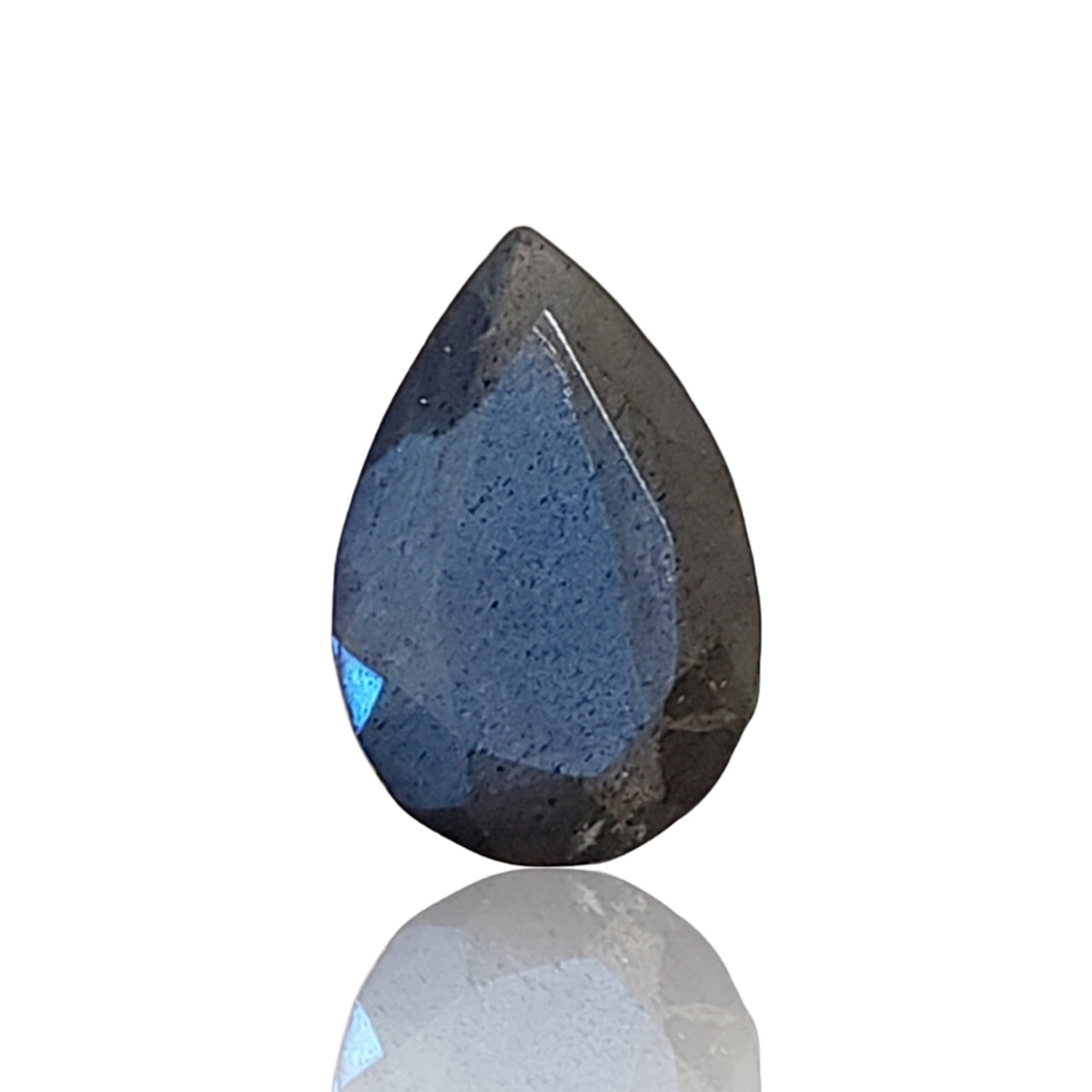 3.5Ct Natural Labradorite Faceted Pear Cut. Size- approx. 14x9x5mm