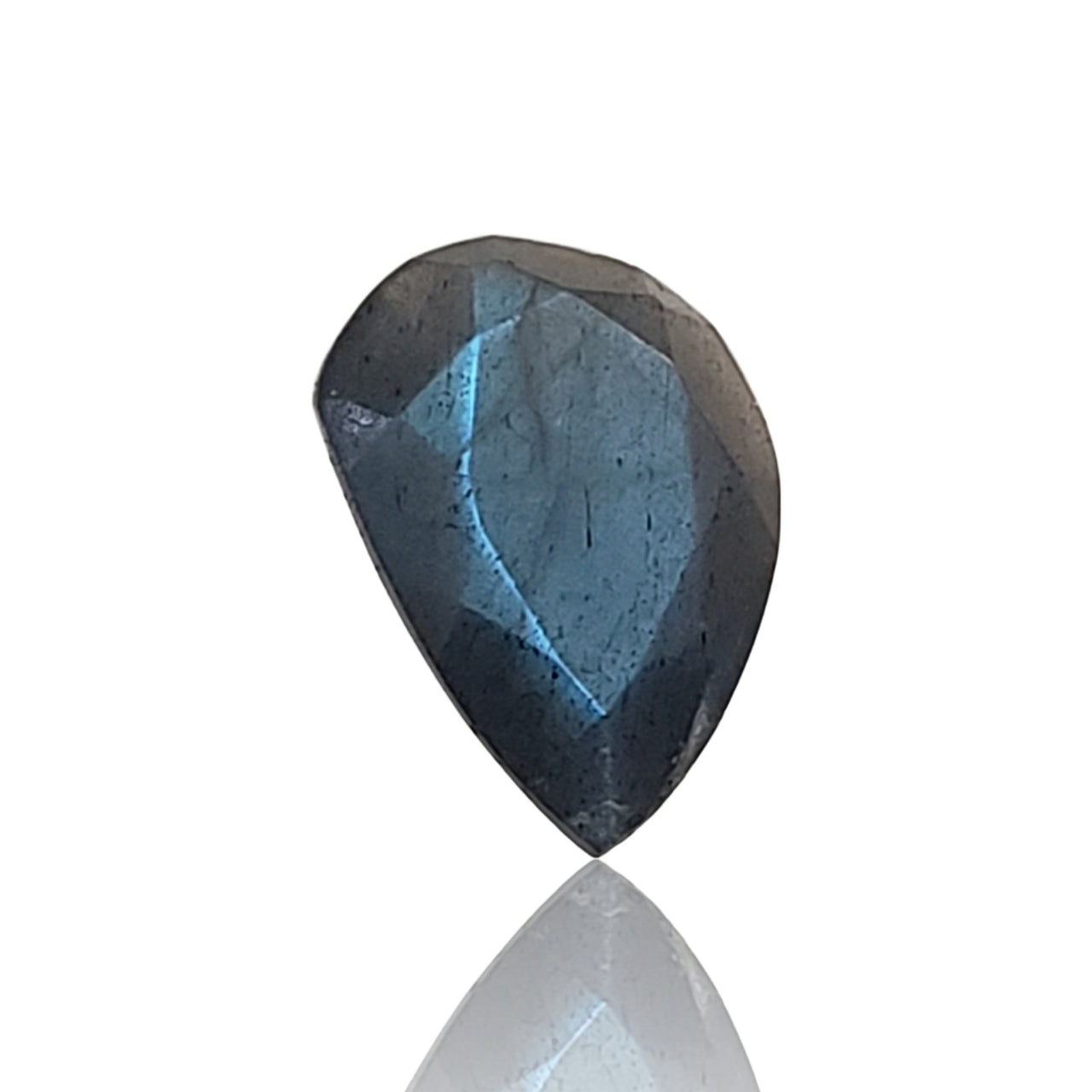 4.5Ct Natural Labradorite Faceted Pear Cut. Size- approx. 14x10x5mm