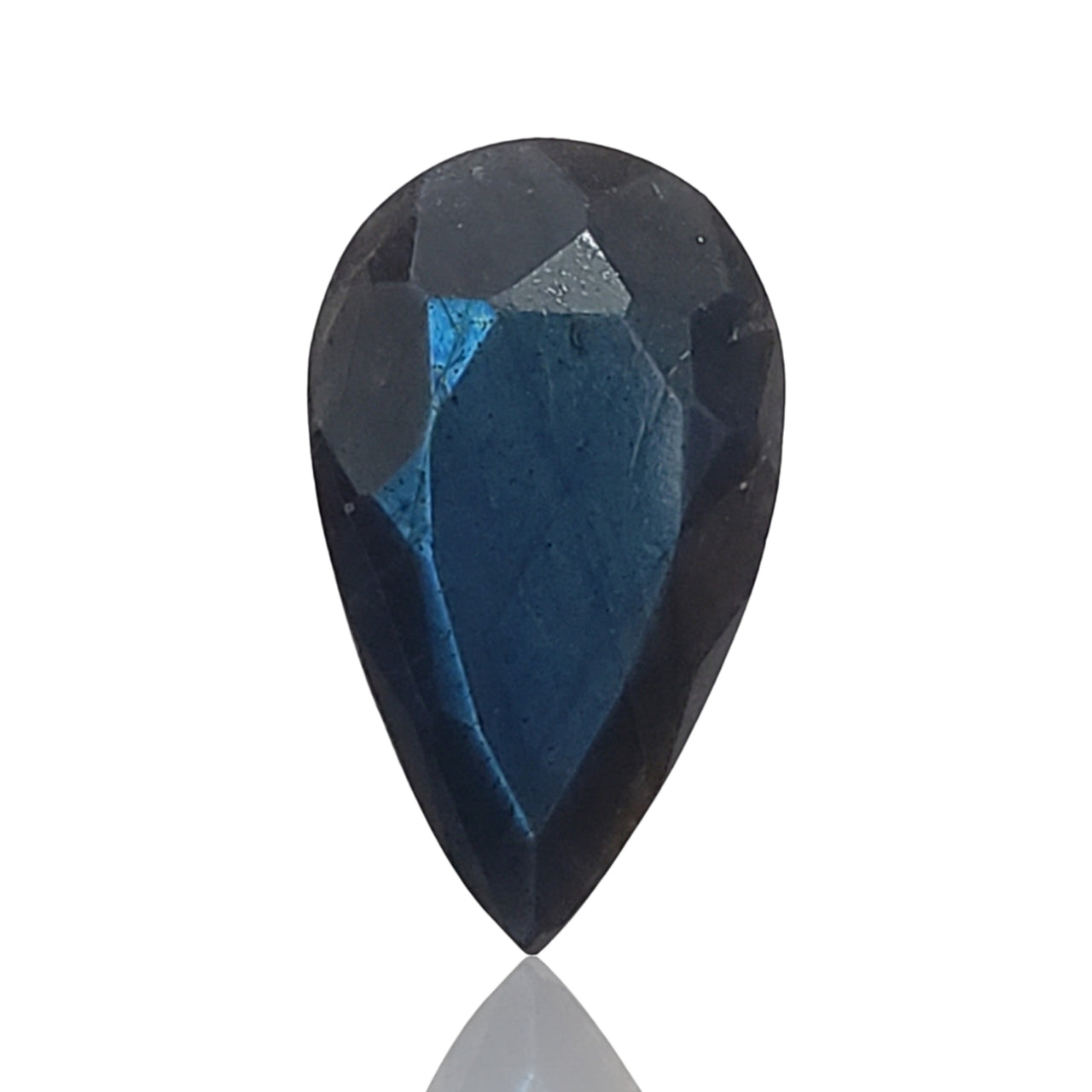 8Ct Natural Labradorite Faceted Pear Cut. Size- approx. 20x12x6mm