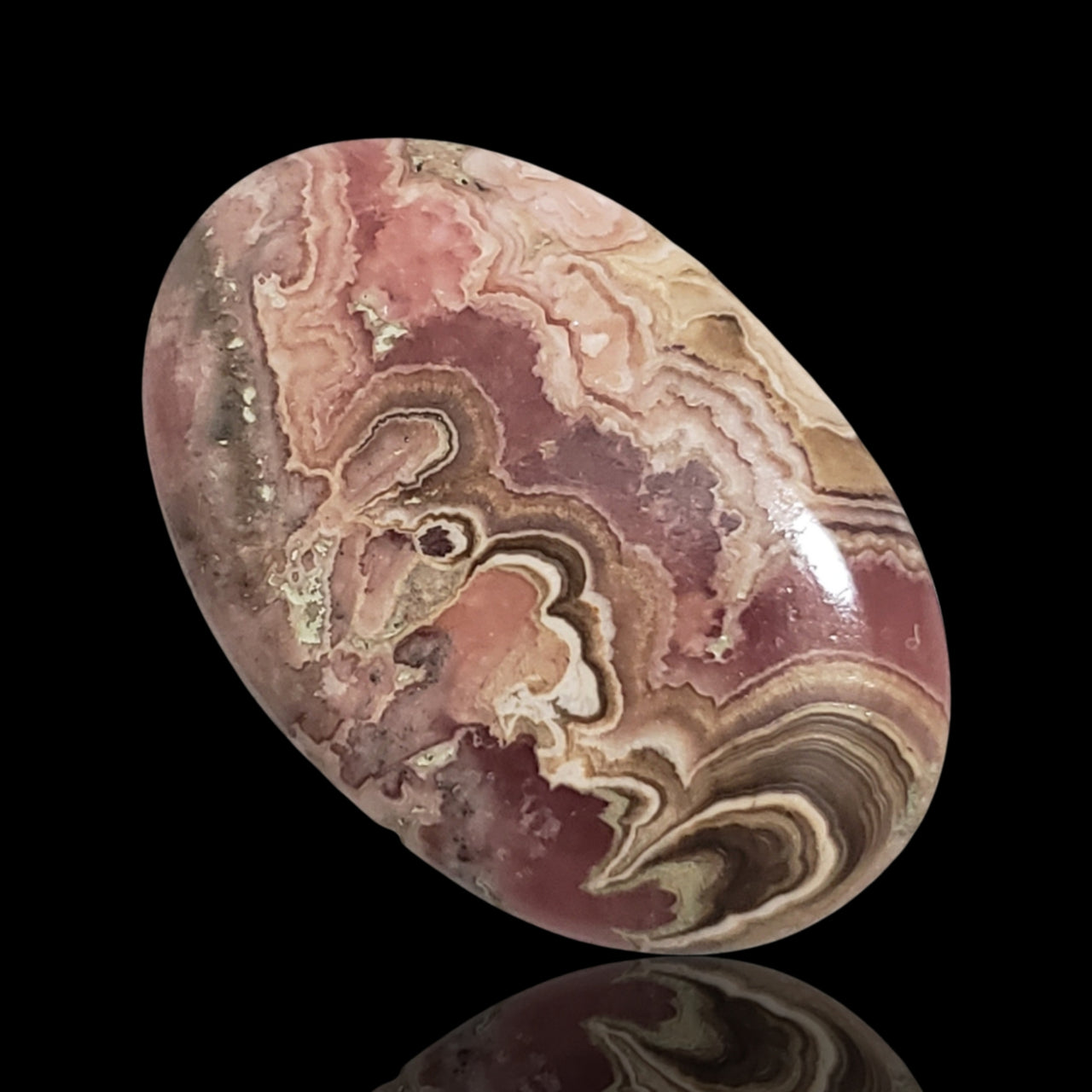 41Ct Natural Rhodochrosite Cabochon. Size- approx. 33x22mm