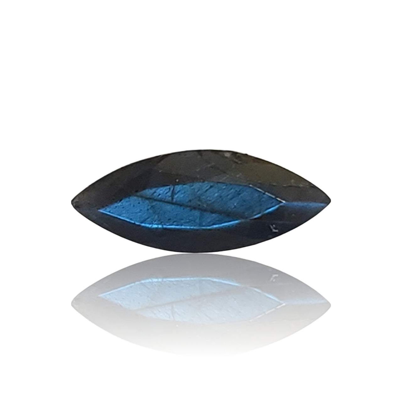 2.5Ct Natural Labradorite Faceted Marquise Cut. Size- approx. 15x6x4mm