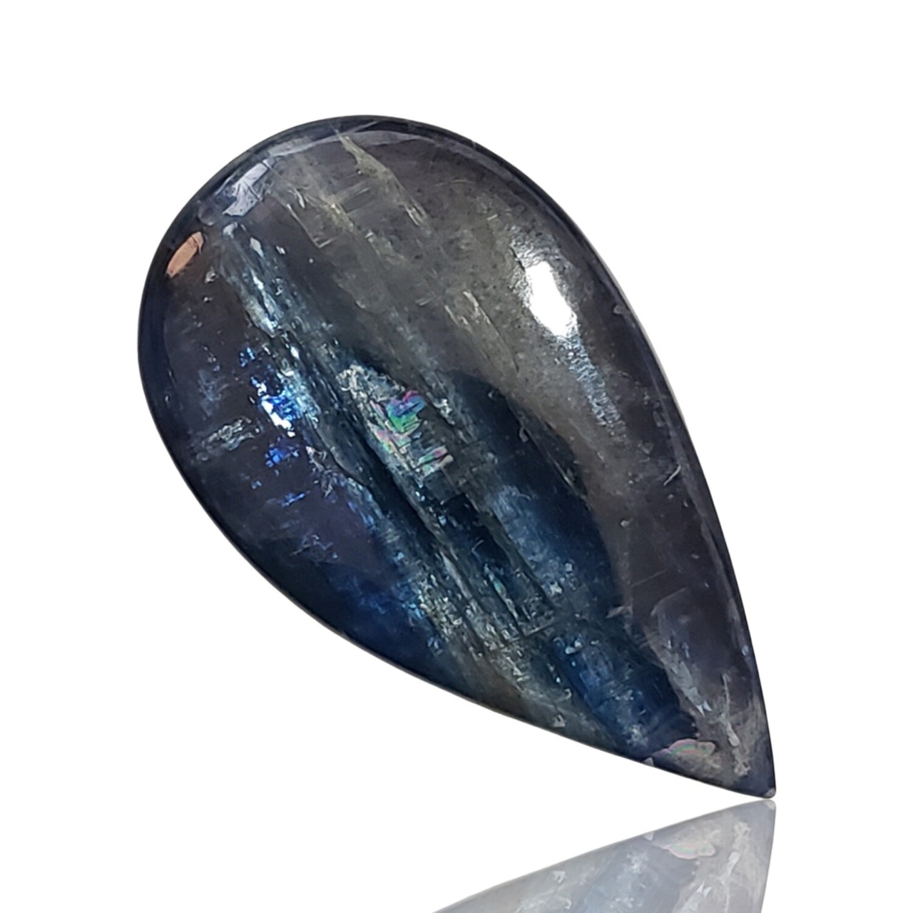 41Ct Natural Kyanite Cabochon. Size- approx. 33x19mm