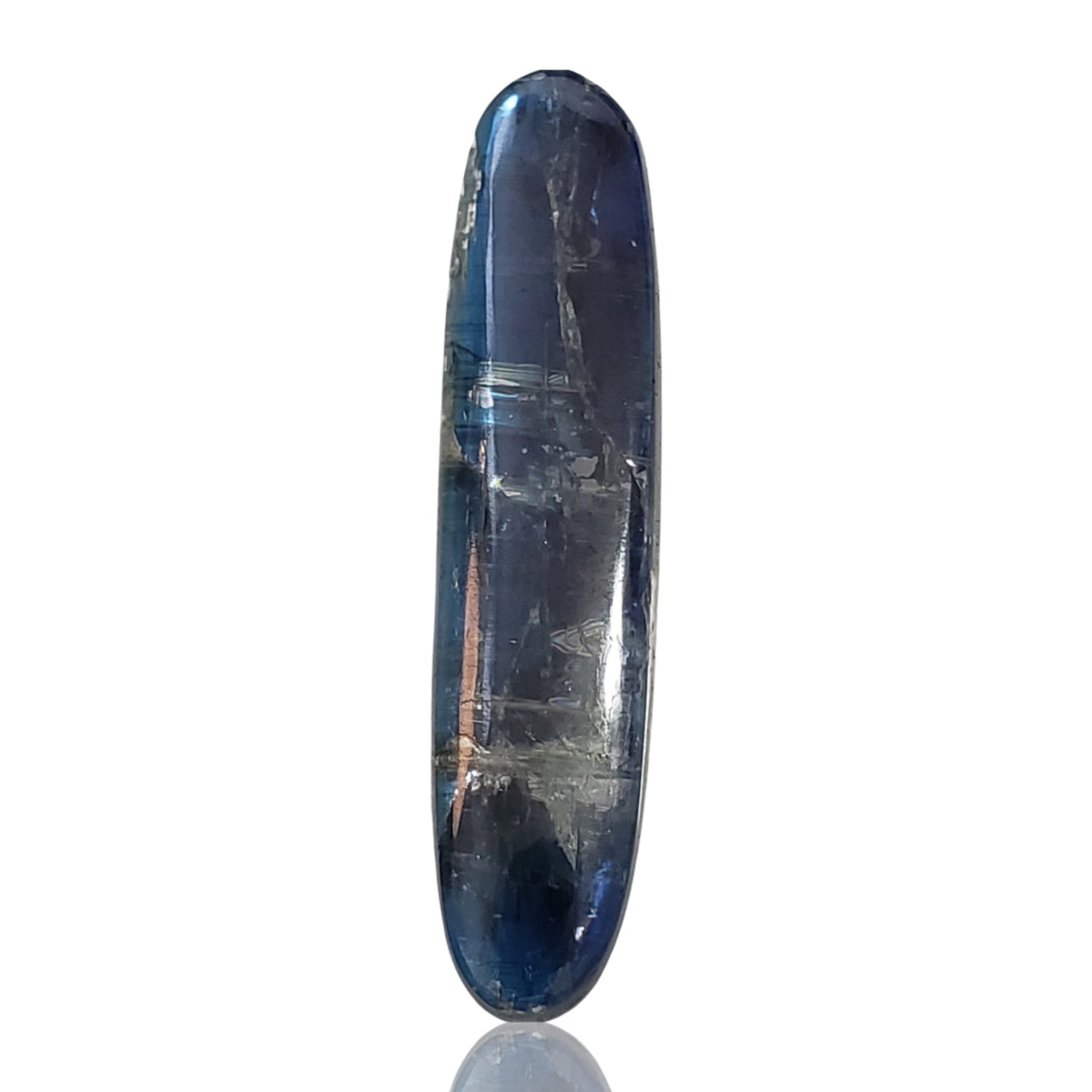 24.5 Natural Kyanite Cabochon. Size- approx. 44x10mm