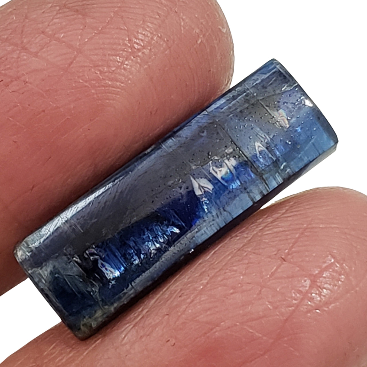 11Ct Natural Kyanite Cabochon. Size- approx. 24x9mm