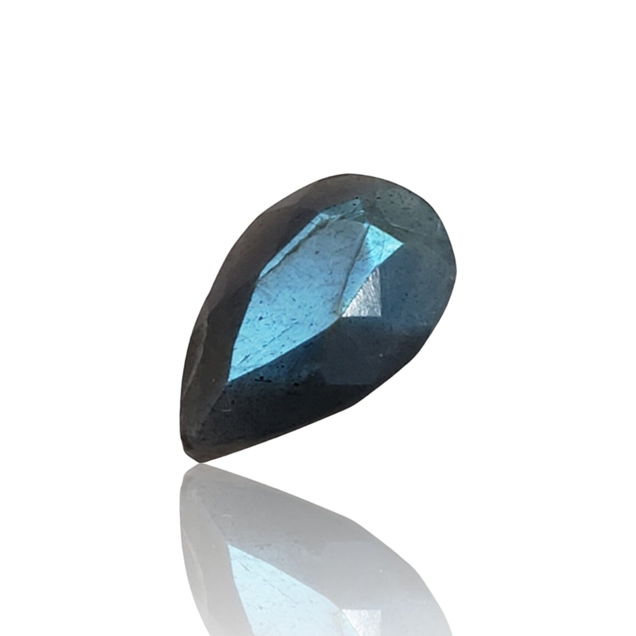 2.5Ct Natural Labradorite Faceted. Size- approx. 11x8x5mm