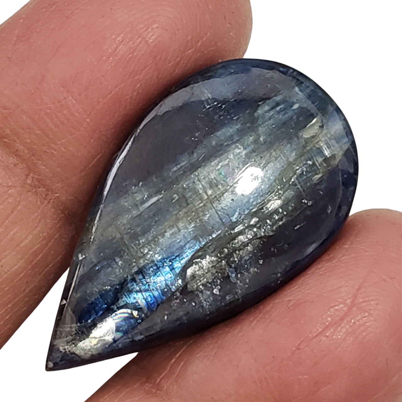 41Ct Natural Kyanite Cabochon. Size- approx. 33x19mm