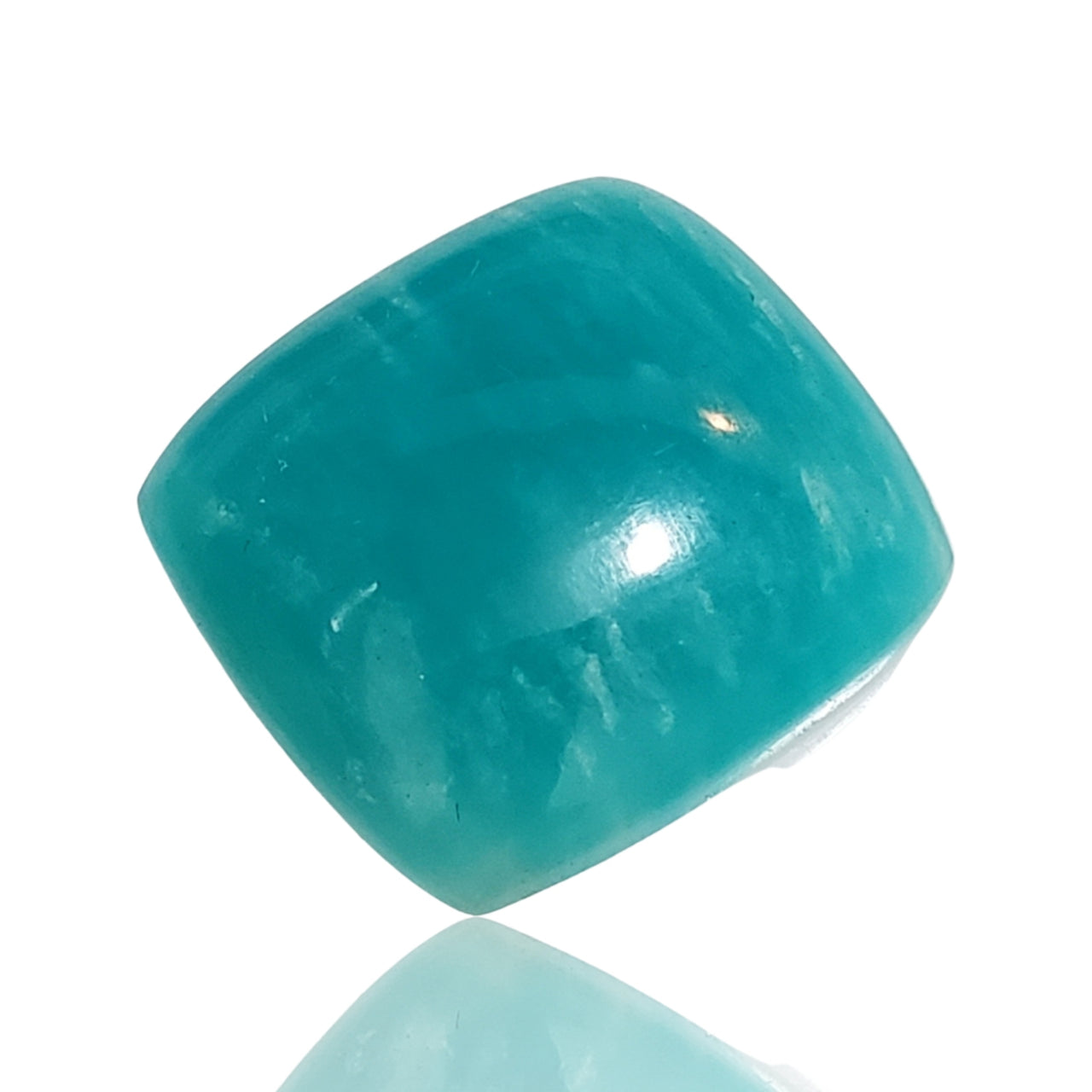 28Ct Natural Peruvian ICY Amazonite Cabochon. Size- approx. 23x22mm