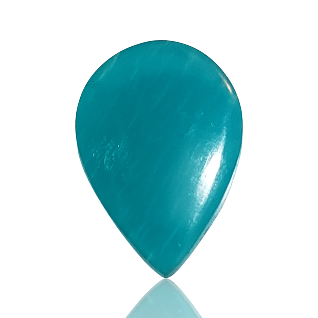 20.5Ct Natural Peruvian ICY Amazonite Cabochon. Size- approx. 30x20mm