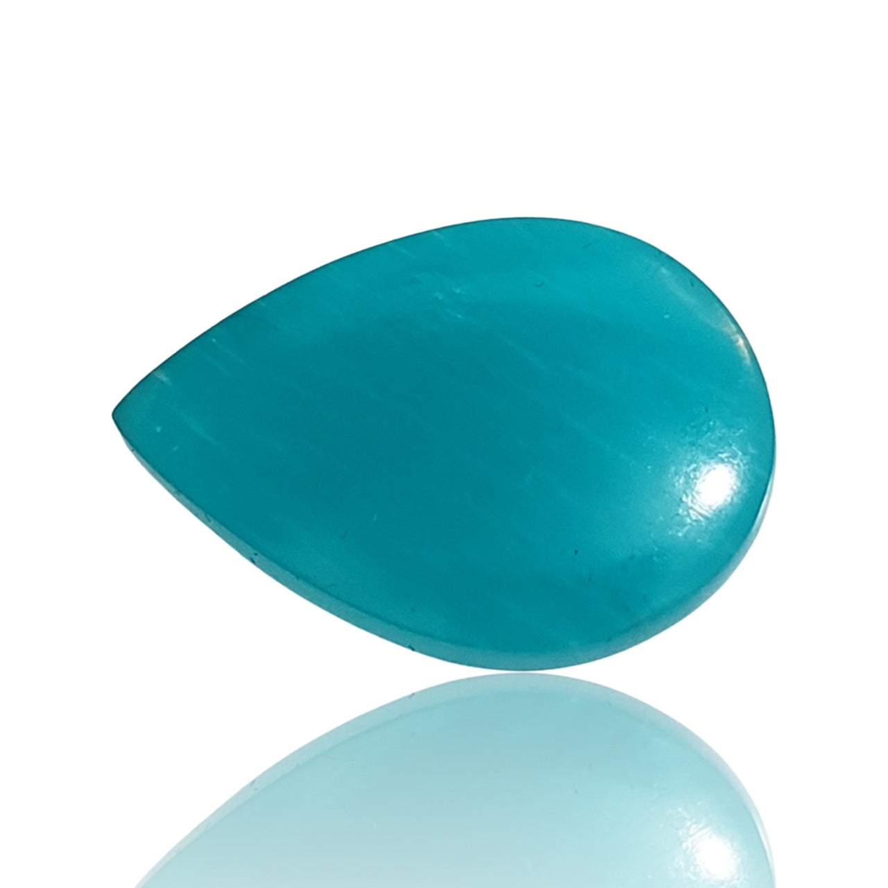 20.5Ct Natural Peruvian ICY Amazonite Cabochon. Size- approx. 30x20mm