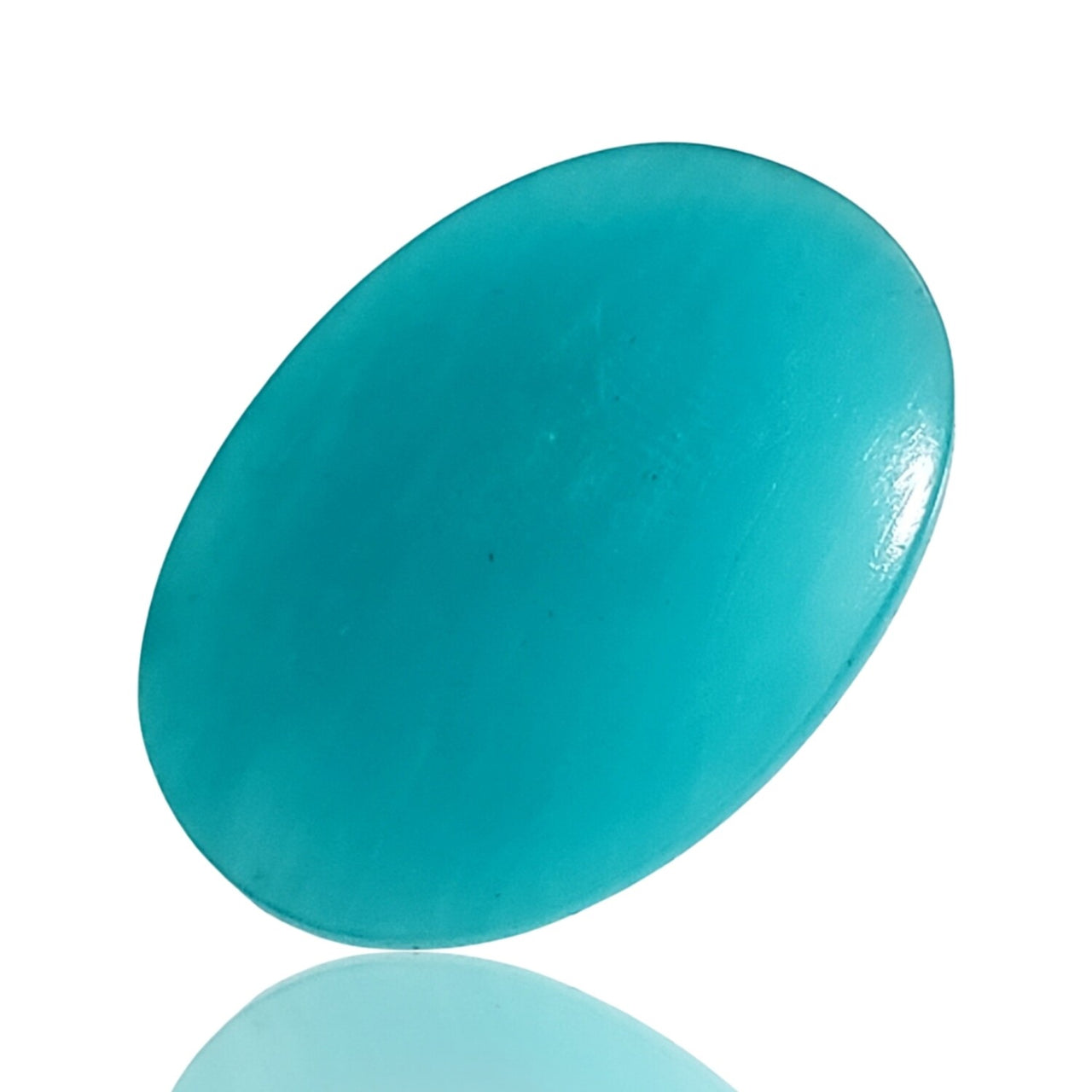 20Ct Natural Peruvian ICY Amazonite Cabochon. Size- approx. 31x22mm