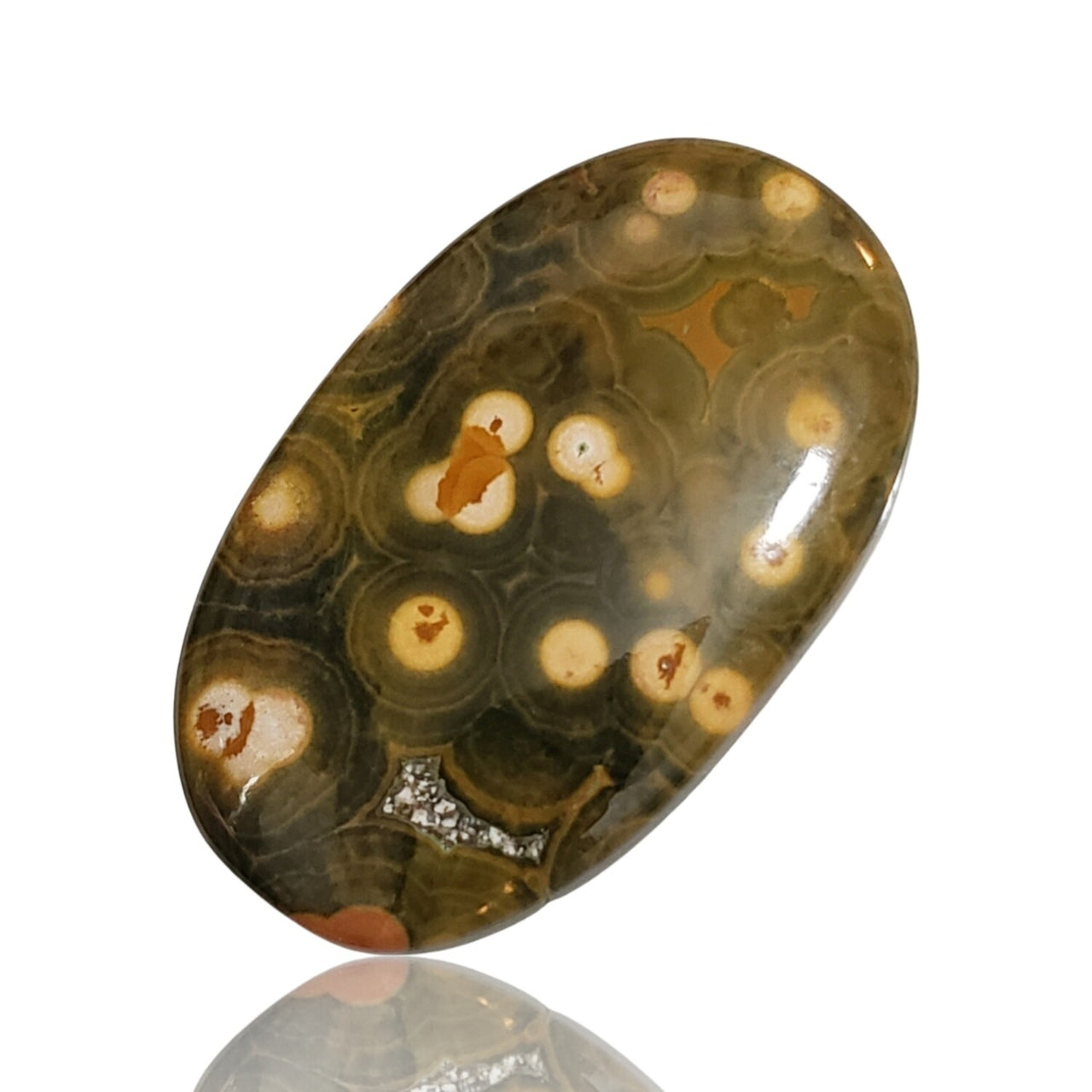 48.5Ct Natural Ocean Jasper Cabochon. Size- approx. 39x24mm