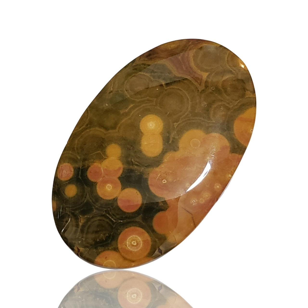 58.5Ct Natural Ocean Jasper Cabochon. Size- approx. 43x26mm