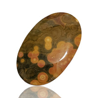 Thumbnail for 58.5Ct Natural Ocean Jasper Cabochon. Size- approx. 43x26mm