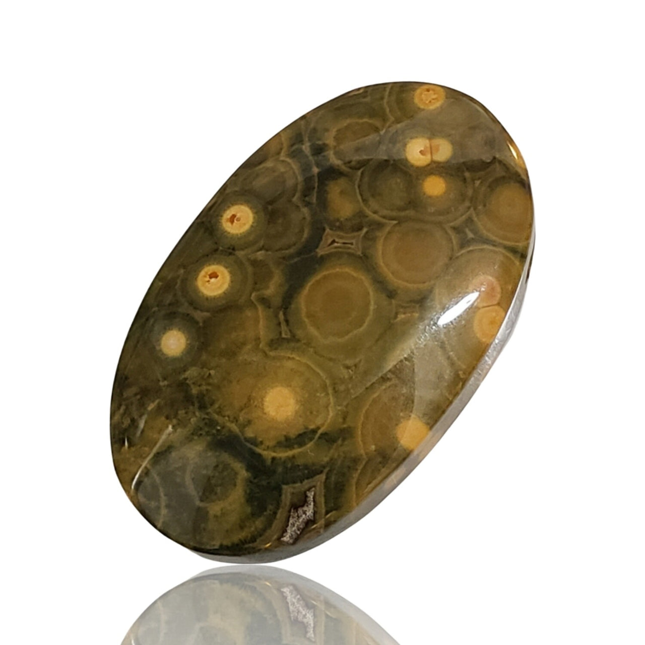 31.5Ct Natural Ocean Jasper Cabochon. Size- approx. 32x19mm