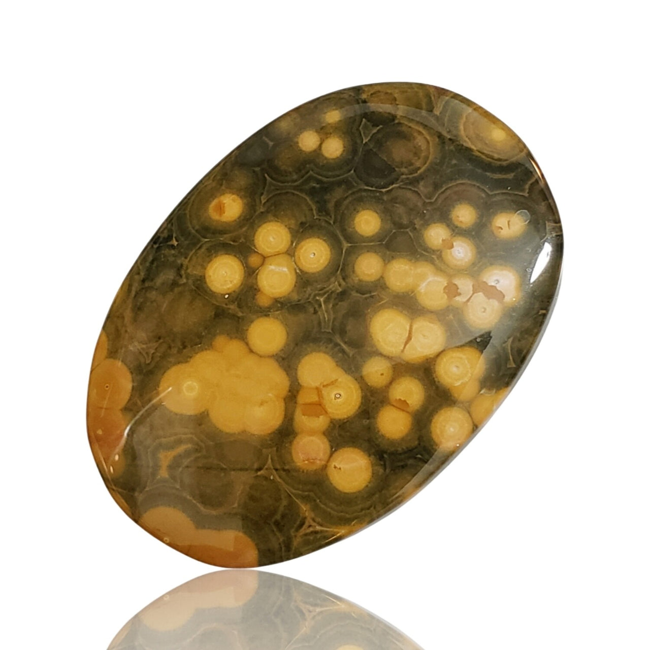 62Ct Natural Ocean Jasper Cabochon. Size- approx. 43x30mm