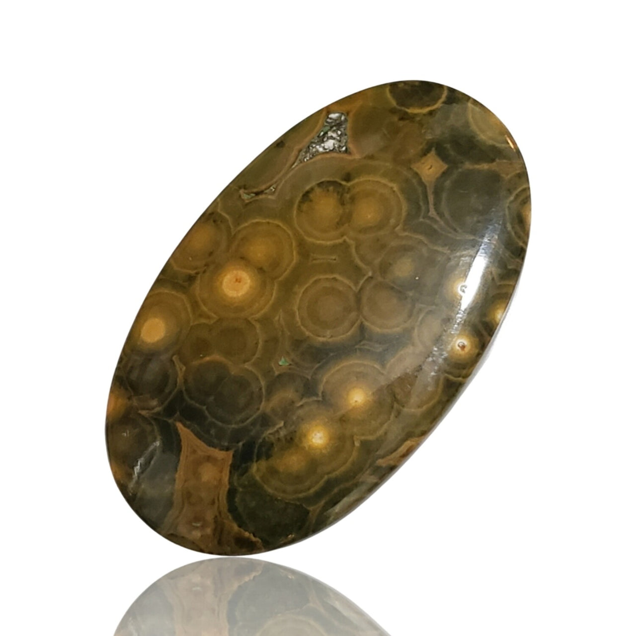 32Ct Natural Ocean Jasper Cabochon. Size- approx. 36x22mm