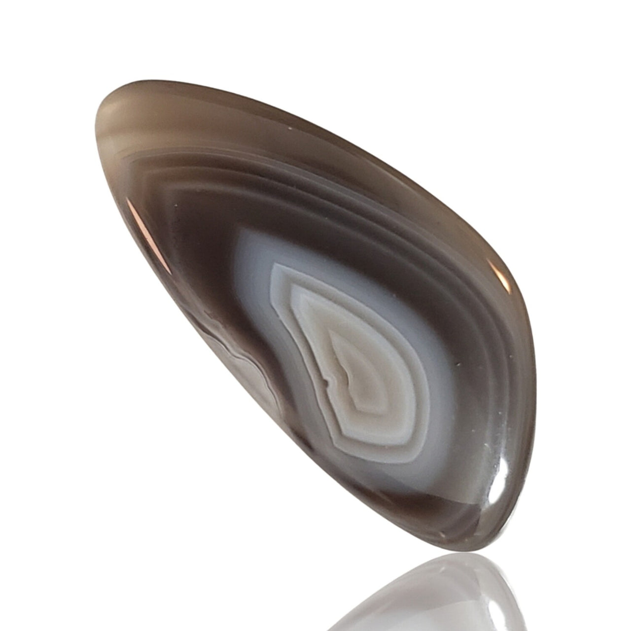 20Ct Natural Botswana Agate Cabochon. Size- approx. 37x17mm