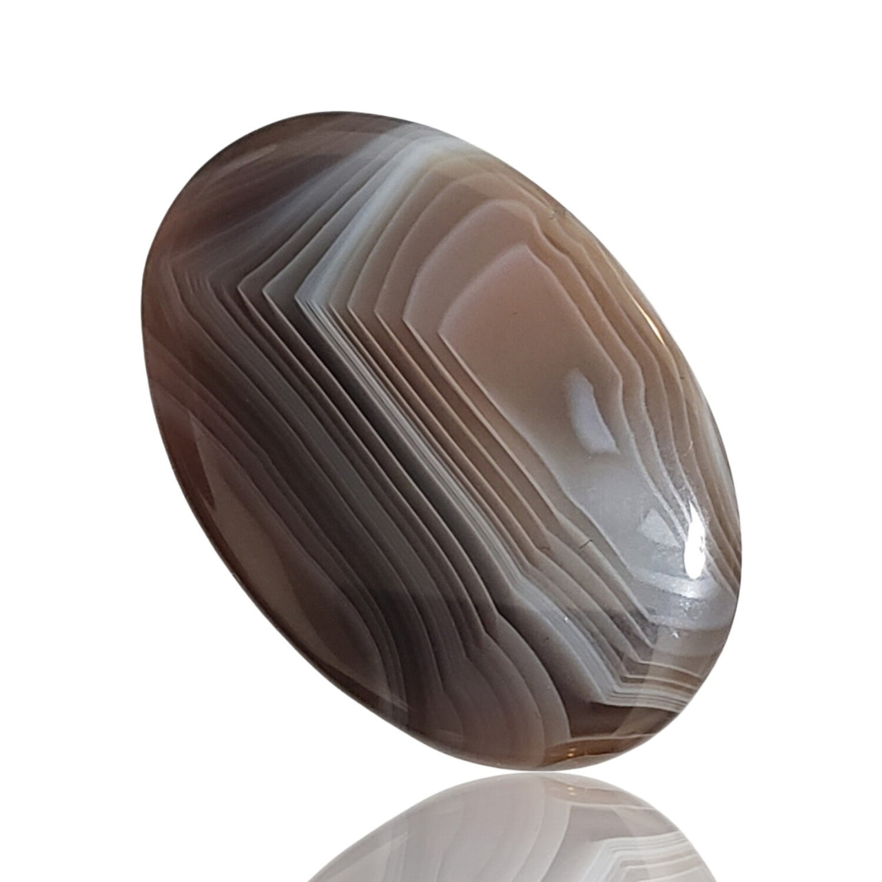 32.5Ct Natural Botswana Agate Cabochon. Size- approx. 33x23mm