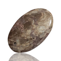 Thumbnail for 21.5Ct Natural Mushroom Rhyolite DRILLED Pendant Bead. Size- approx. 34x22mm