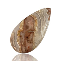 Thumbnail for 12.5Ct Natural Mexican Laguna Jasper Cabochon. Size- approx. 31x17mm