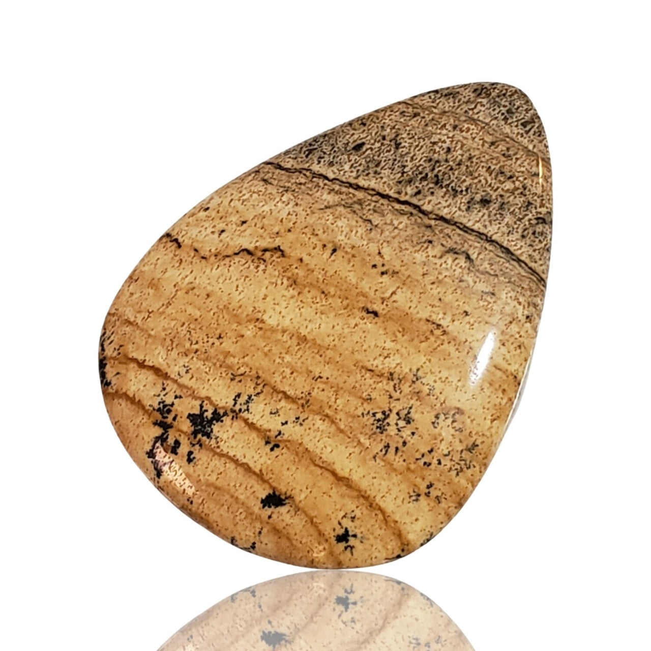 38Ct Natural Picture Jasper Cabochon. Size- approx. 38x29mm