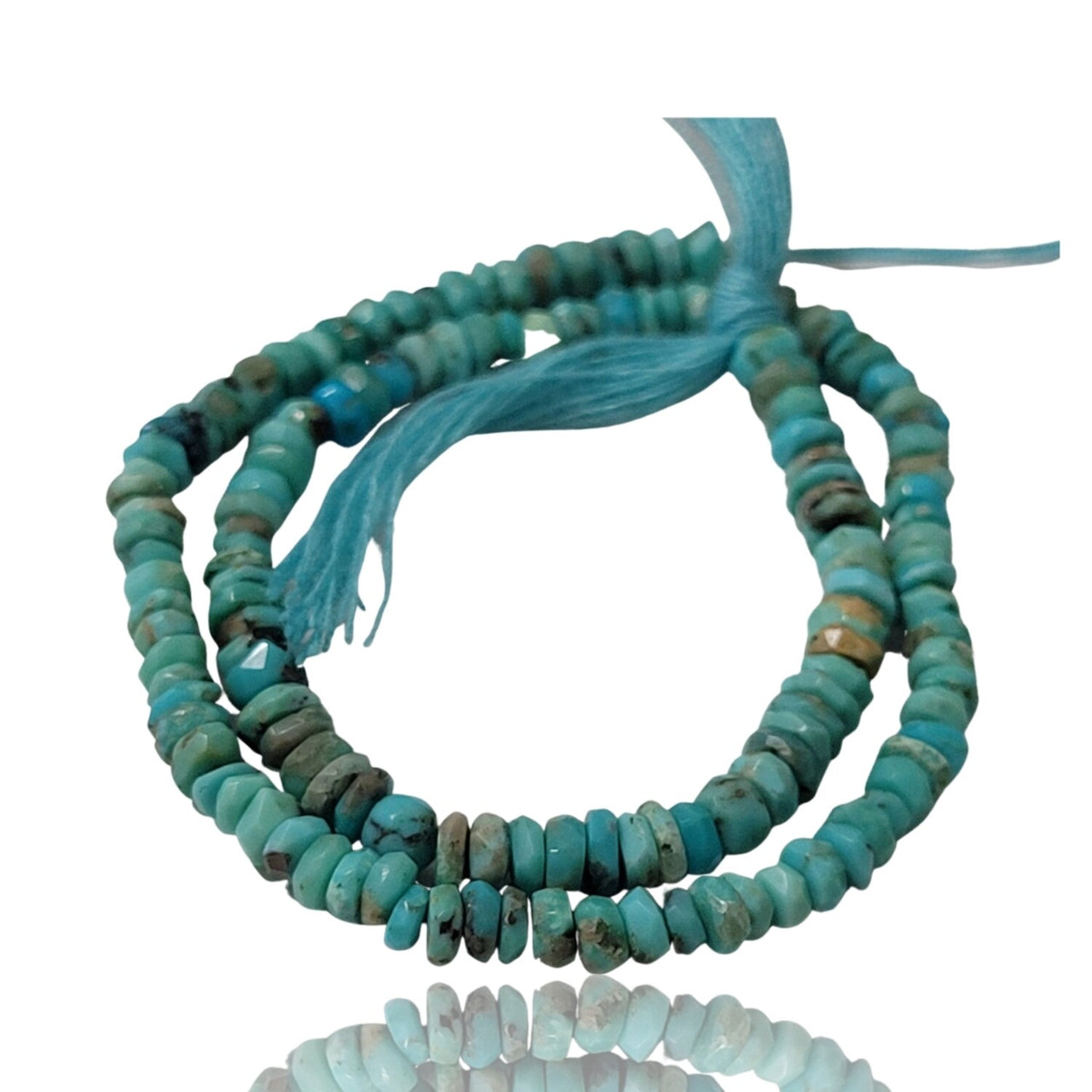 Natural Arizona Turquoise Bead Strand