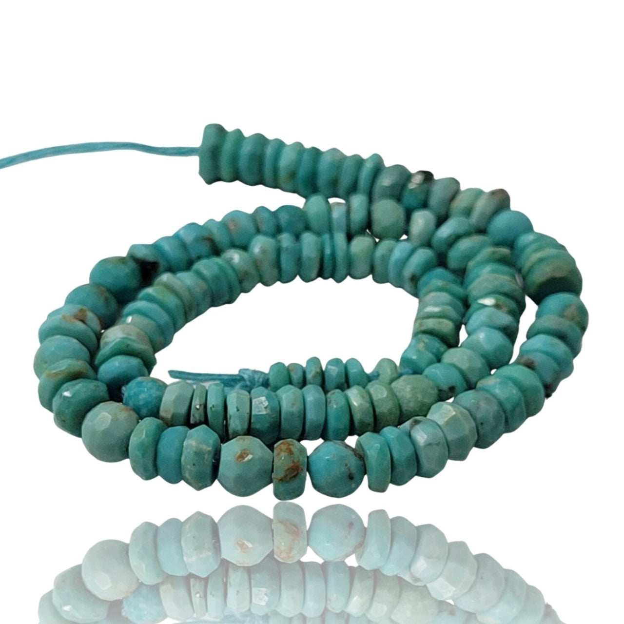 Natural Arizona Turquoise Bead Strand