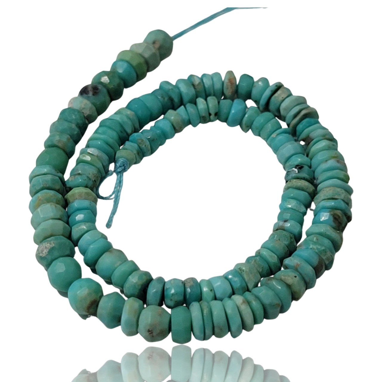 Natural Arizona Turquoise Bead Strand