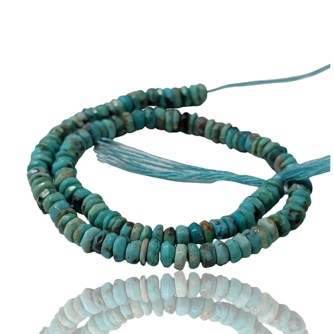 Natural Arizona Turquoise Bead Strand